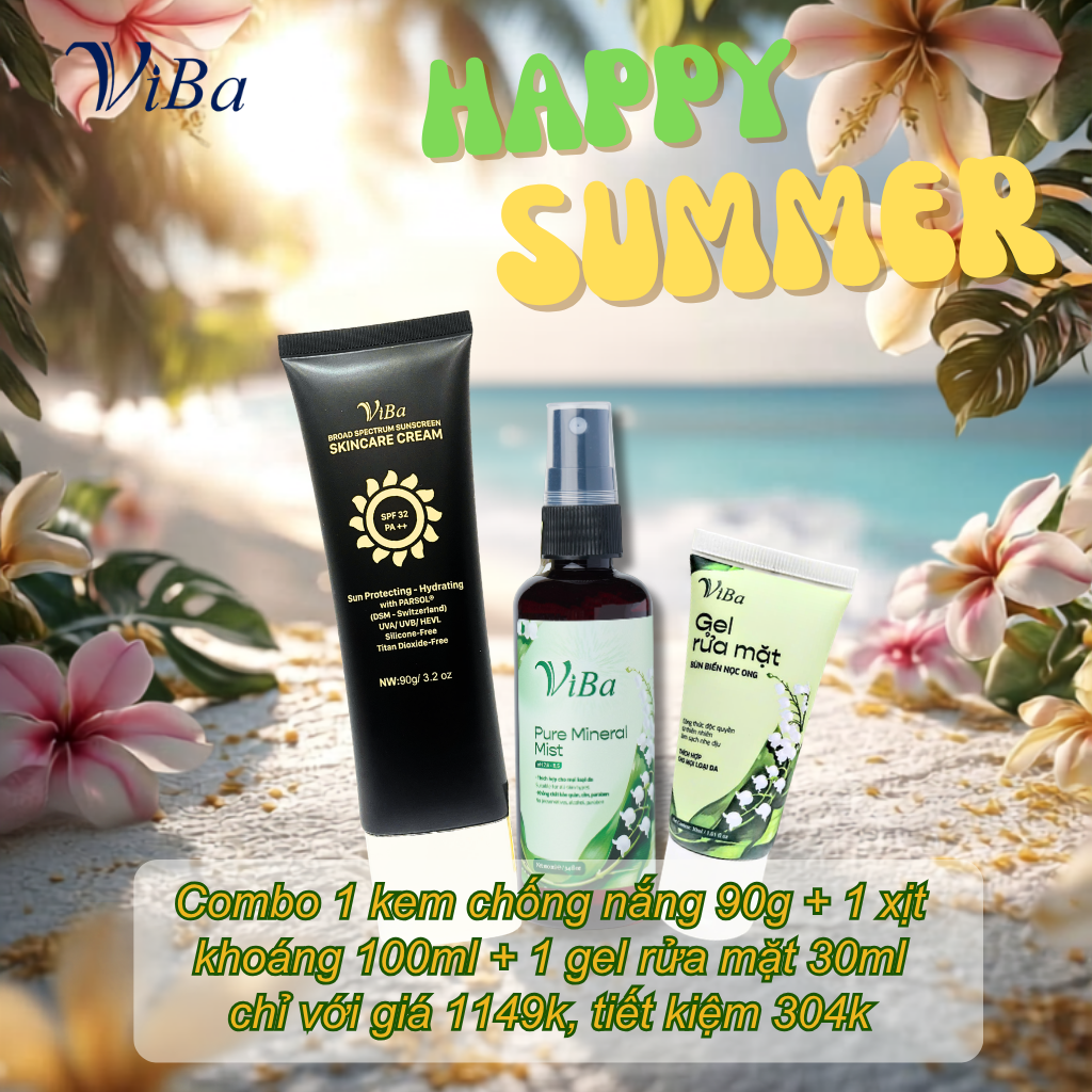 Broad Spectrum Sunscreen Skincare Cream - Kem chống nắng phổ rộng dưỡng da SPF 32 PA++ (90g)